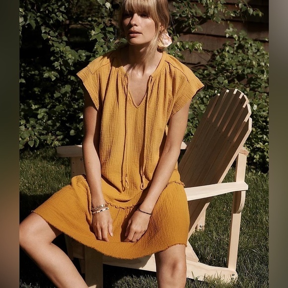 Saturday Sunday by Anthropologie Women’s Lydia Yellow Ombré Tunic Dress size S - Picture 4 of 14